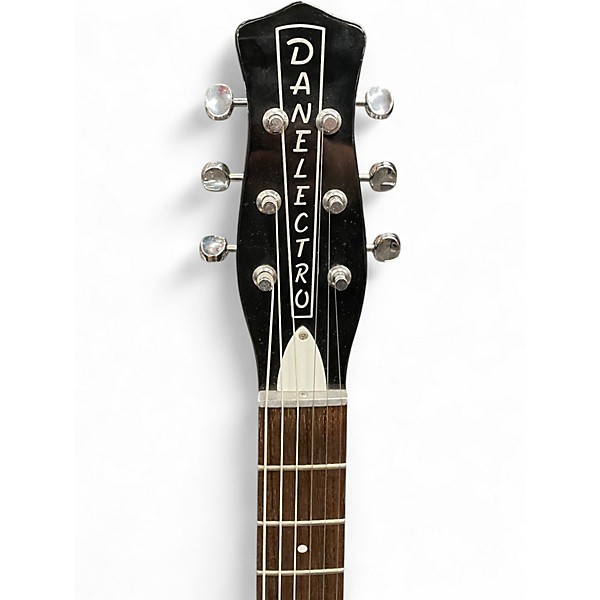 Used Danelectro '59M NOS+ Black Solid Body Electric Guitar