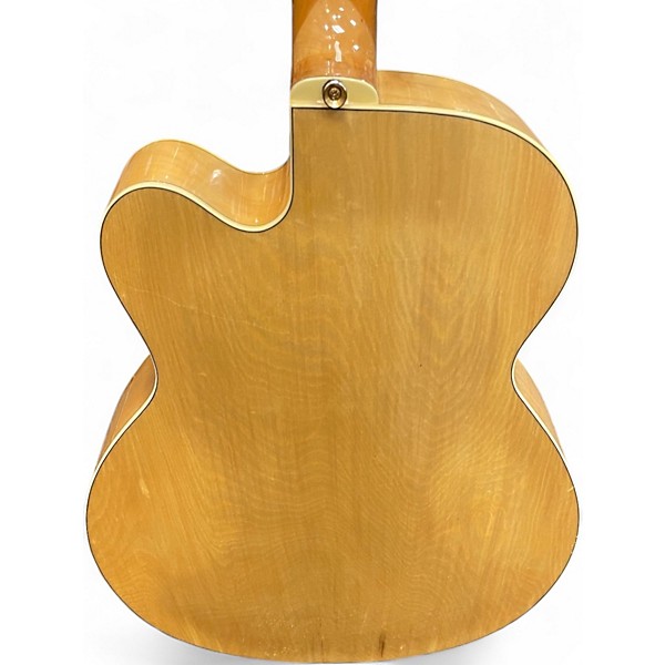 Used Oscar Schmidt OE40N Hollow Body Electric Guitar Natural Hollow Body Electric Guitar