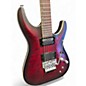 Used Schecter Guitar Research C1 Platinum FR Crimson Burst Solid Body Electric Guitar