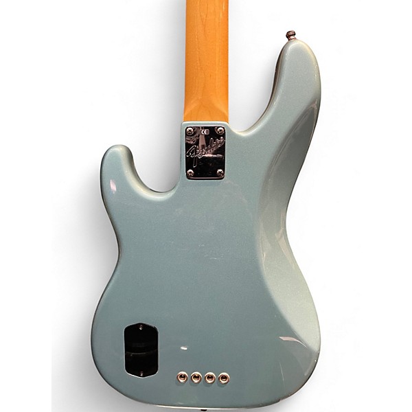 Used Fender American Deluxe Precision Bass Lake Placid Blue Electric Bass Guitar