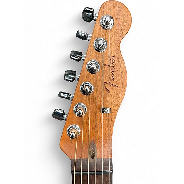 Used Fender Acoustasonic Player Telecaster White Acoustic Electric Guitar