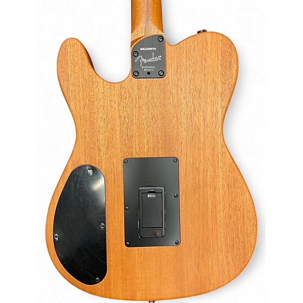 Used Fender Acoustasonic Player Telecaster White Acoustic Electric Guitar