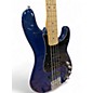 Used Fender Deluxe Active Precision Bass Blue Electric Bass Guitar