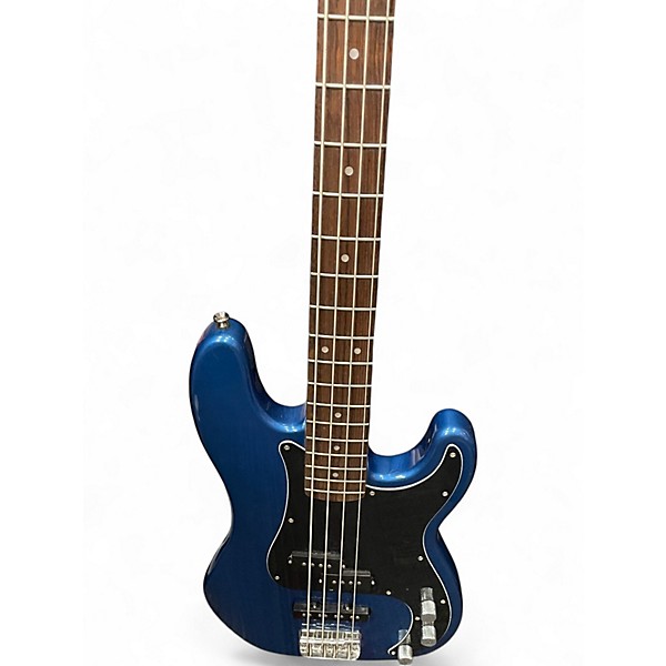 Used Squier Precision Bass Blue Electric Bass Guitar