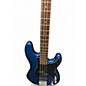 Used Squier Precision Bass Blue Electric Bass Guitar