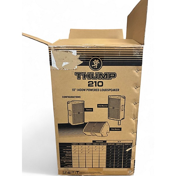 Used Mackie Thump210 10" 1,400W Compact Powered Loudspeaker Powered Speaker