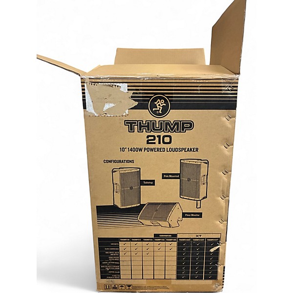 Used Mackie Thump210 10" 1,400W Compact Powered Loudspeaker Powered Speaker