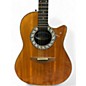 Used Ovation 1561 Balladeer Natural Acoustic Electric Guitar