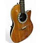 Used Ovation 1561 Balladeer Natural Acoustic Electric Guitar
