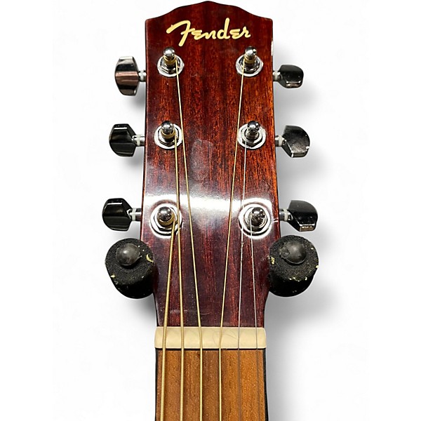 Used Fender cd60sce Mahogany Acoustic Electric Guitar