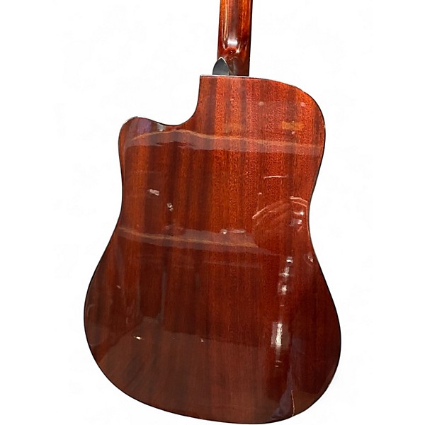 Used Fender cd60sce Mahogany Acoustic Electric Guitar