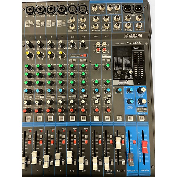 Used Yamaha MG12XU Unpowered Mixer