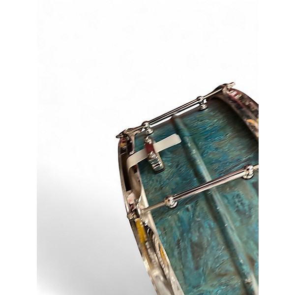 Used Pork Pie 13in PATINA BRASS 7X13 PATINA Drum