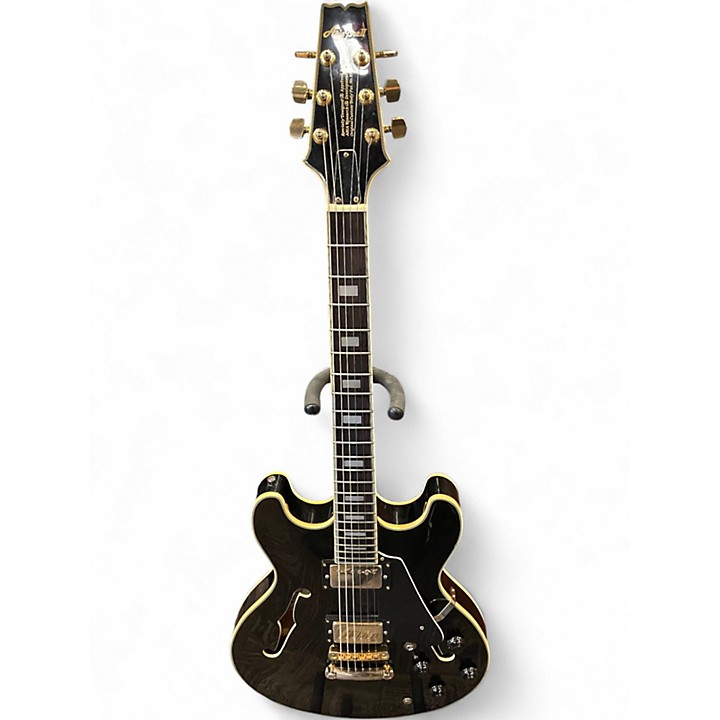 Used Aria Pro Ii TA60 Black Hollow Body Electric Guitar Black