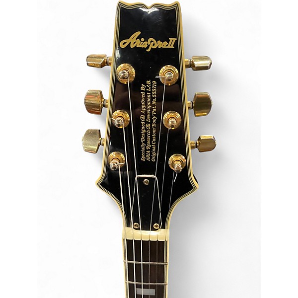 Used Aria Pro Ii TA60 Black Hollow Body Electric Guitar