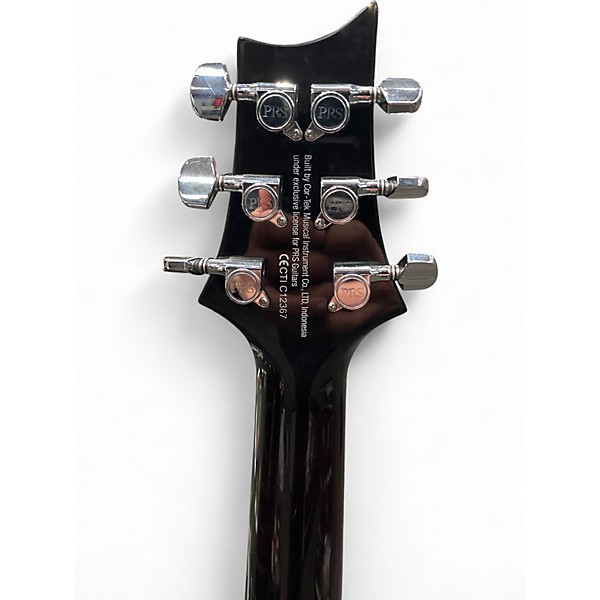 Used 2020 PRS SE Custom 24 35TH ANNIVERSARY Black and Gold Solid Body Electric Guitar