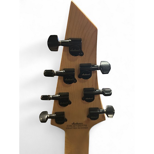 Used Jackson JS Series Dinky Arch Top JS22Q-7 DKA HT Transparent Black Burst Solid Body Electric Guitar