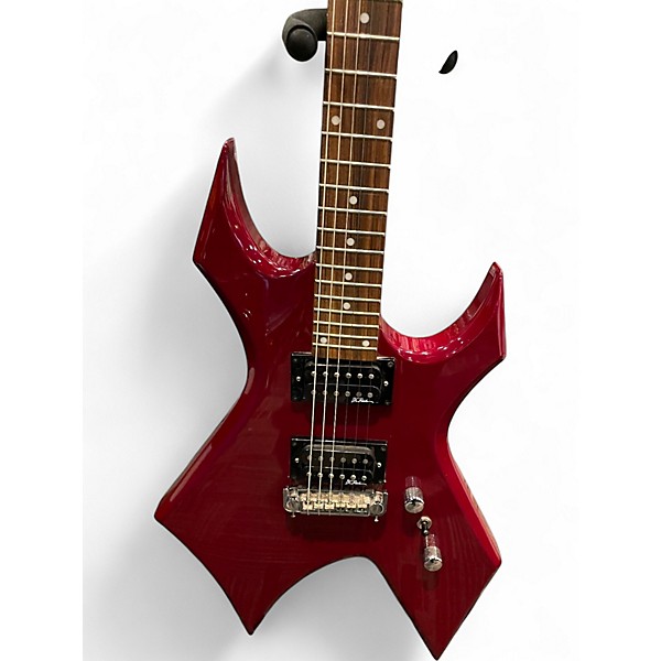 Used B.C. Rich Bronze Series Warlock Red Solid Body Electric Guitar