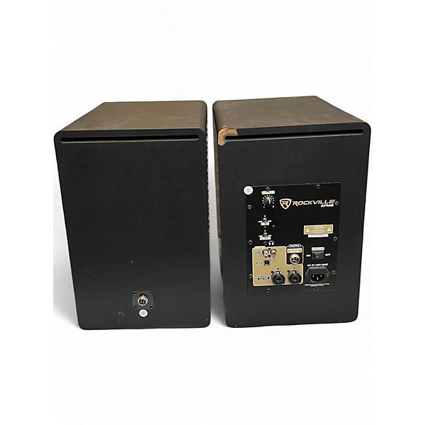 Used Rockville APM8 8 INCH SPEAKER PAIR Powered Monitor