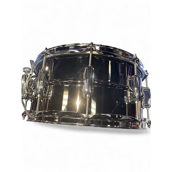 Used Ludwig 6.5X14 Black Beauty Snare BLACK NICKEL Drum