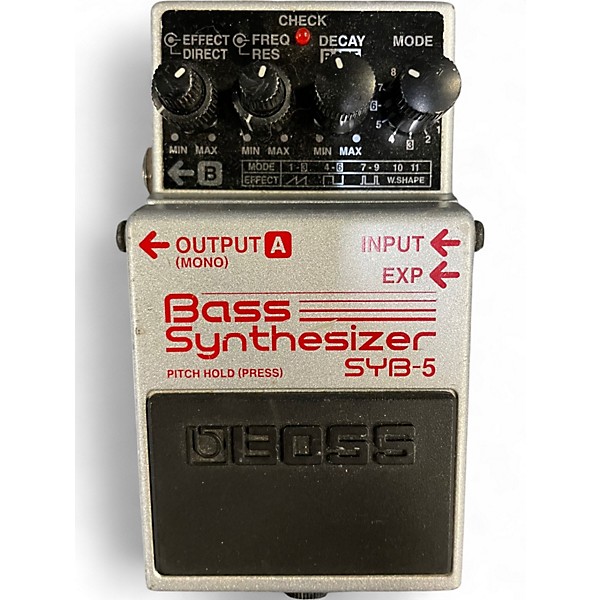 Used BOSS SYB5 Bass Synth Bass Effect Pedal