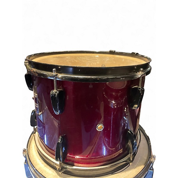 Used Pearl 4 Piece Export RED Drum Kit