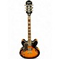 Used Epiphone Sheraton II Left Handed Vintage Sunburst Hollow Body Electric Guitar thumbnail