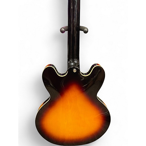 Used Epiphone Sheraton II Left Handed Vintage Sunburst Hollow Body Electric Guitar