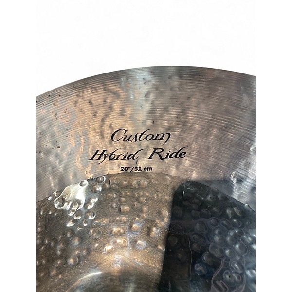 Used Zildjian 20in K Custom Hybrid Ride Cymbal