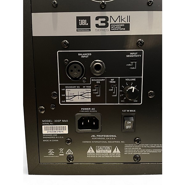 Used JBL 305P MKII Powered Monitor