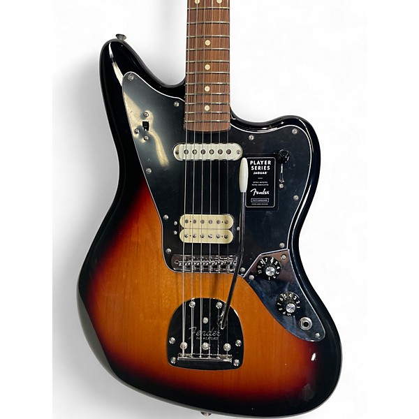 Used Fender Player Jaguar SUNBURST Solid Body Electric Guitar