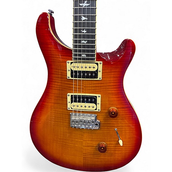 Used 2016 PRS SE Custom 24 Heritage Cherry Sunburst Solid Body Electric Guitar