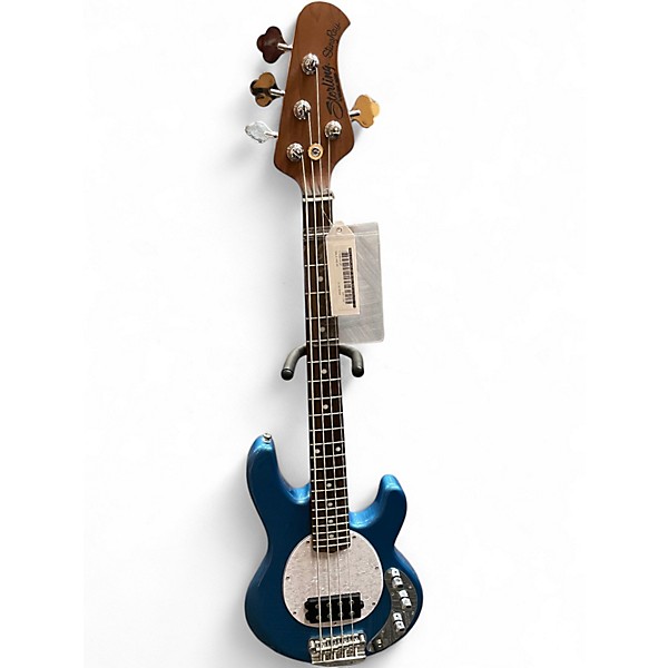 Used Sterling by Music Man STINGRAY SHORT SCALE Toluca Lake Blue Electric Bass Guitar