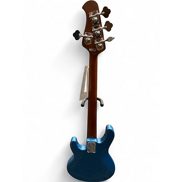 Used Sterling by Music Man STINGRAY SHORT SCALE Toluca Lake Blue Electric Bass Guitar