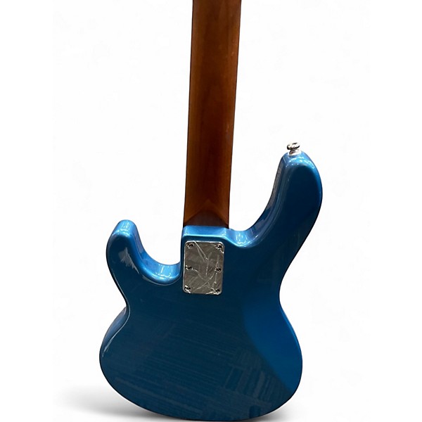 Used Sterling by Music Man STINGRAY SHORT SCALE Toluca Lake Blue Electric Bass Guitar