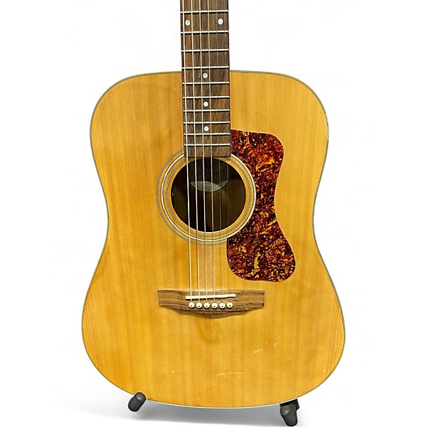Used Guild D-240E Natural Acoustic Electric Guitar