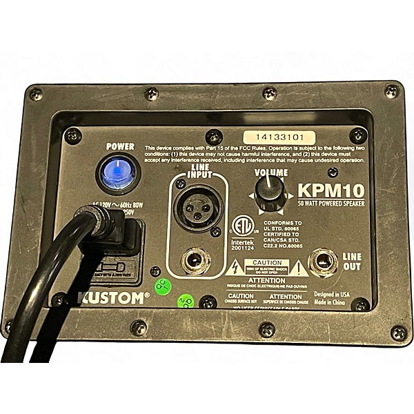 Used Kustom KPM10 PAIR Powered Monitor