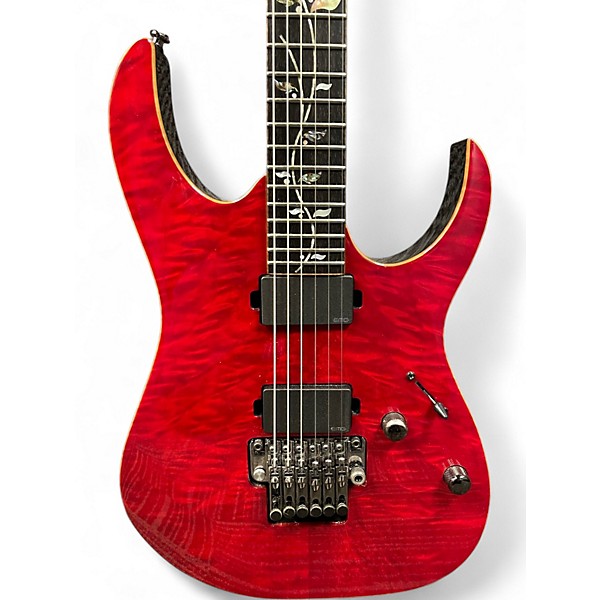 Used Ibanez J CUSTOM RG8520E RED Solid Body Electric Guitar