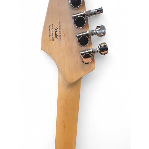 Used Squier SONIC STRATOCASTER LAUREL FINGERBOARD LIME GREEN Solid Body Electric Guitar