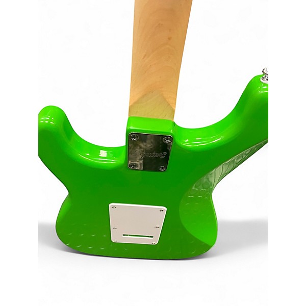 Used Squier SONIC STRATOCASTER LAUREL FINGERBOARD LIME GREEN Solid Body Electric Guitar