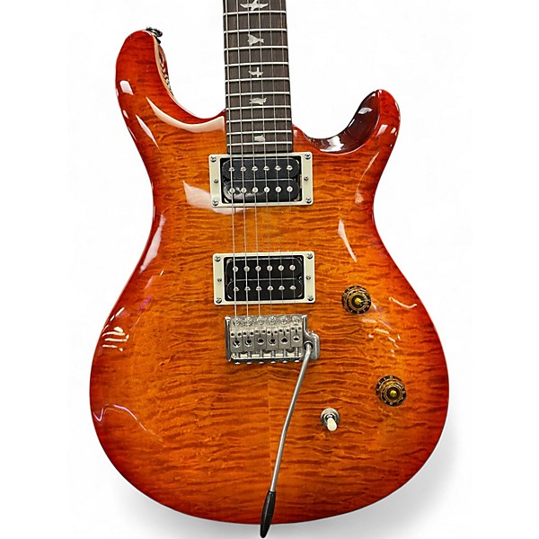 Used PRS CE24 Orange Solid Body Electric Guitar