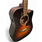 Used Ibanez Aw400ce 2 Color Sunburst Acoustic Electric Guitar