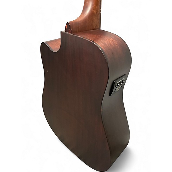 Used Ibanez Aw400ce 2 Color Sunburst Acoustic Electric Guitar