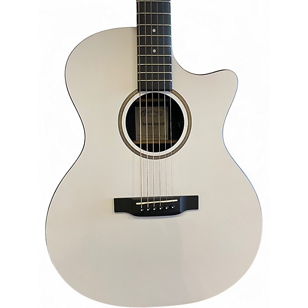 Used Martin GPC-X1E Special X Series HPL White Acoustic Electric Guitar