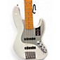 Used Fender American Ultra II Jazz Bass Alpine White Solid Body Electric Guitar