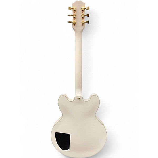 Used Epiphone BB King Lucille WHITE Hollow Body Electric Guitar