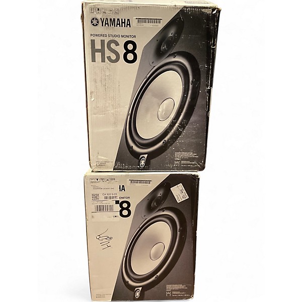 Used Yamaha HS8 Pair Powered Monitor