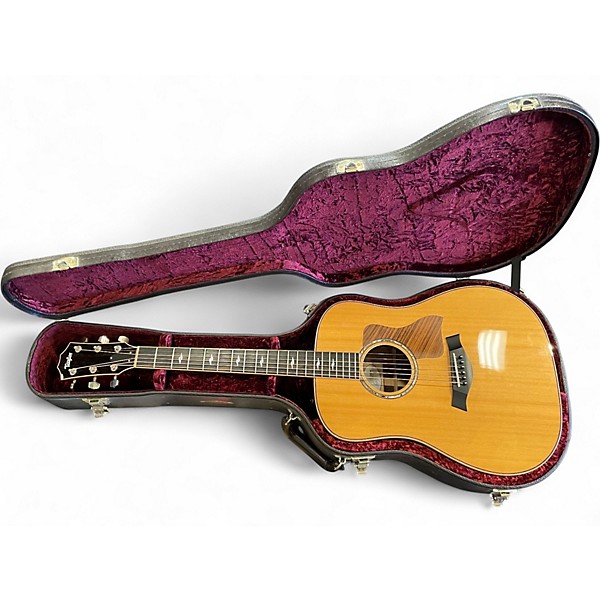 Used 2014 Taylor 810E Natural Acoustic Electric Guitar