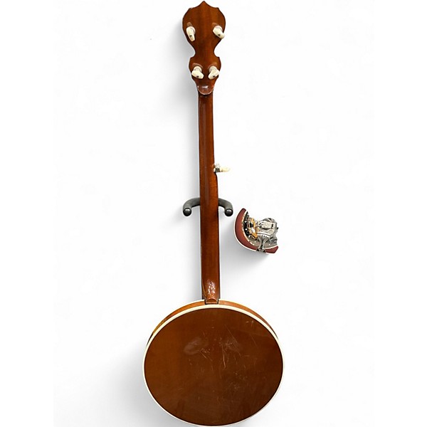 Used 2001 Deering Deluxe 5-String Brown Banjo