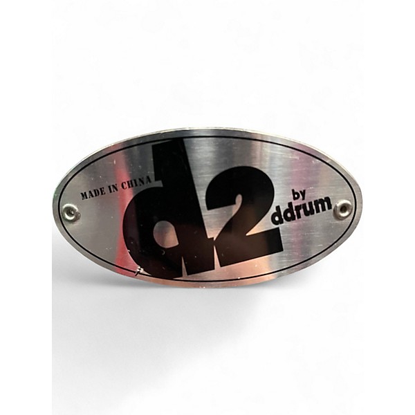 Used ddrum 5 Piece D2 Metallic Silver Drum Kit
